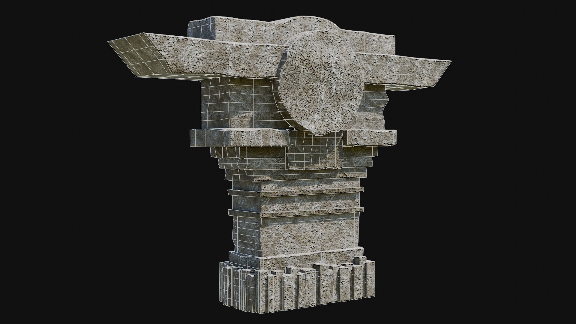 STONE MONUMENTS TOTEMS PORTAL GATE TOTEM ROCK ANCIENT COLLECTION model https://p.turbosquid.com/ts-thumb/ym/uQqwUM/fC/7_6/jpg/1727077285/1920x1080/fit_q87/409a76dd5f474696d94c99795b9108d2af255af2/7_6.jpg