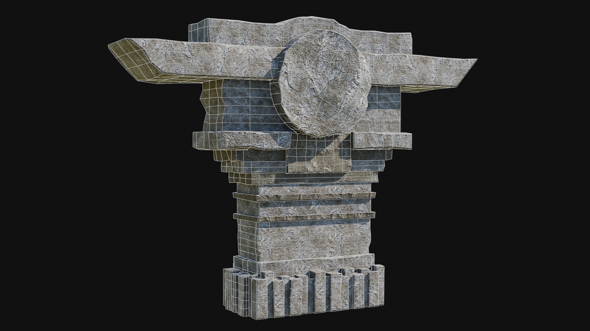 STONE MONUMENTS TOTEMS PORTAL GATE TOTEM ROCK ANCIENT COLLECTION model https://p.turbosquid.com/ts-thumb/ym/uQqwUM/lt/7_5/jpg/1727077282/1920x1080/fit_q87/e49c210d745283777cd0cb7e307769376b815454/7_5.jpg