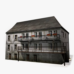 polygonal old house max