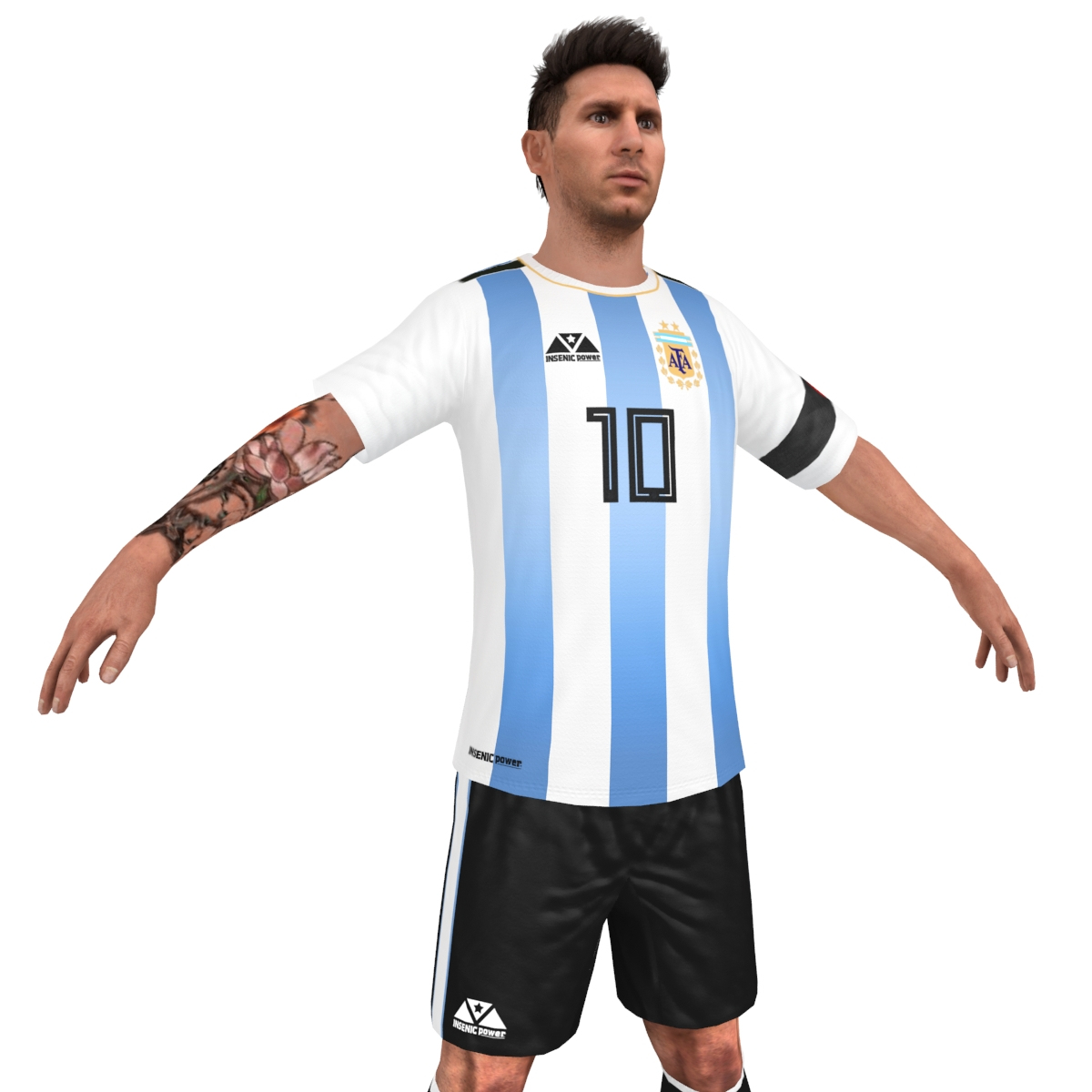 Rigged lionel messi 2018 3D model - TurboSquid 1288614