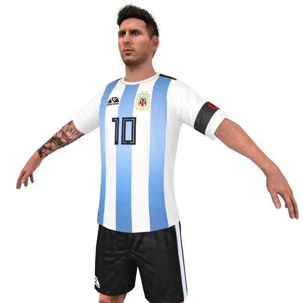 Rigged lionel messi 2018 3D model - TurboSquid 1288614