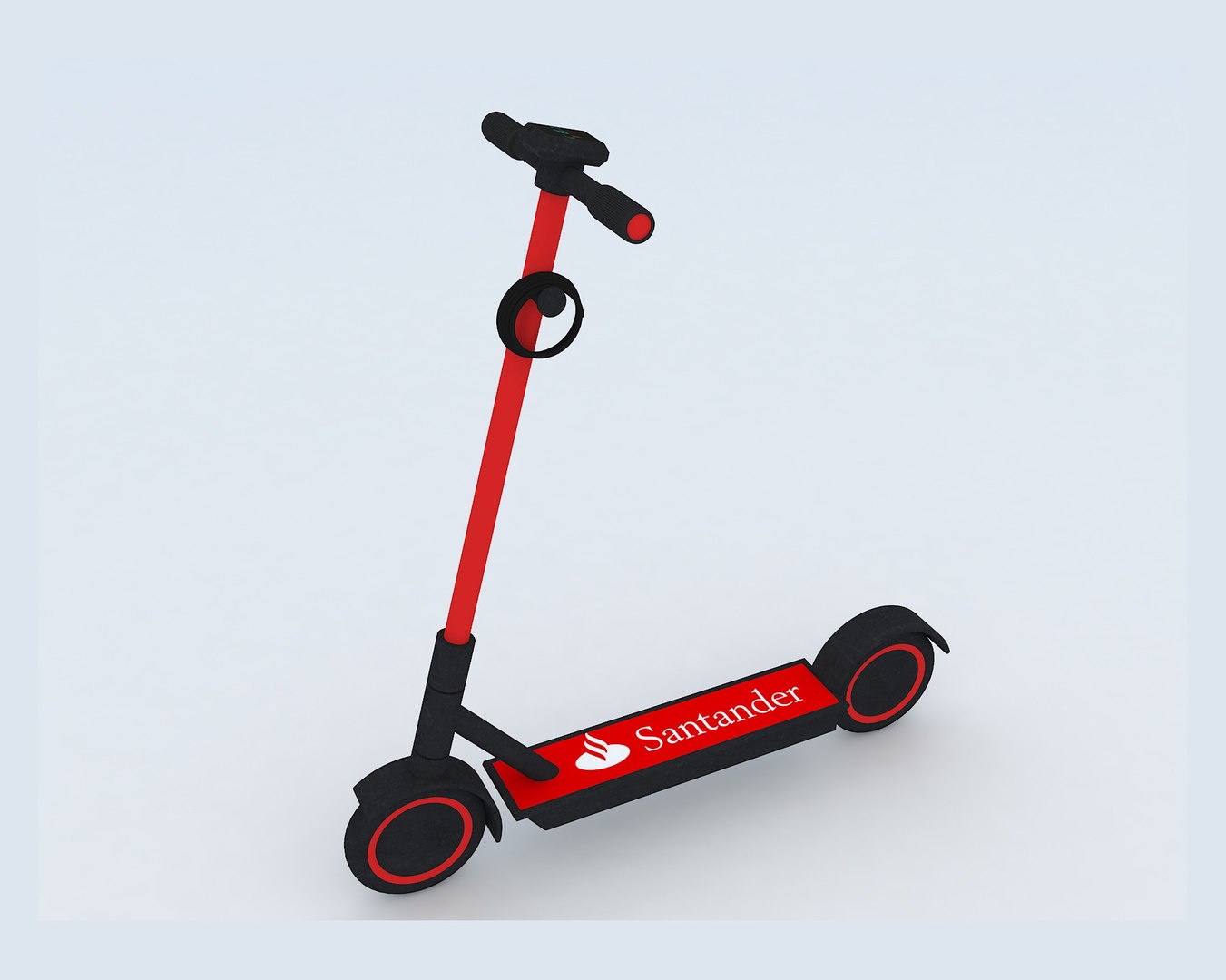 modèle 3D de Support de stationnement pour scooter avec scooter électrique  06 - TurboSquid 2028175