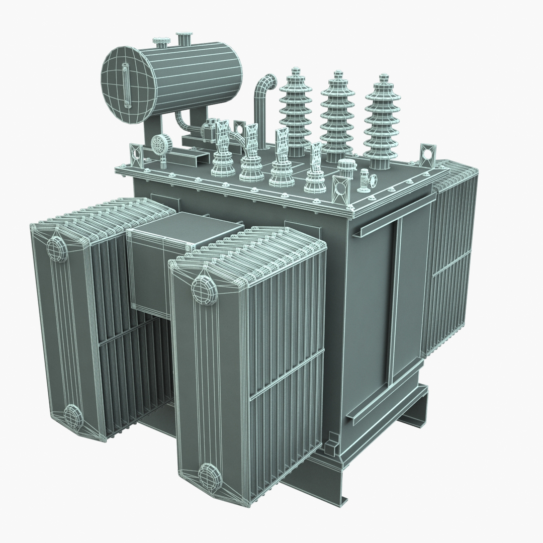 Voltage Transformer 3d Model