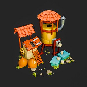 Farm Environment Props model