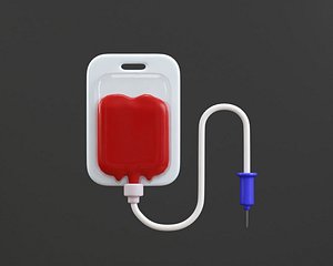 Cartoon Blood Bag