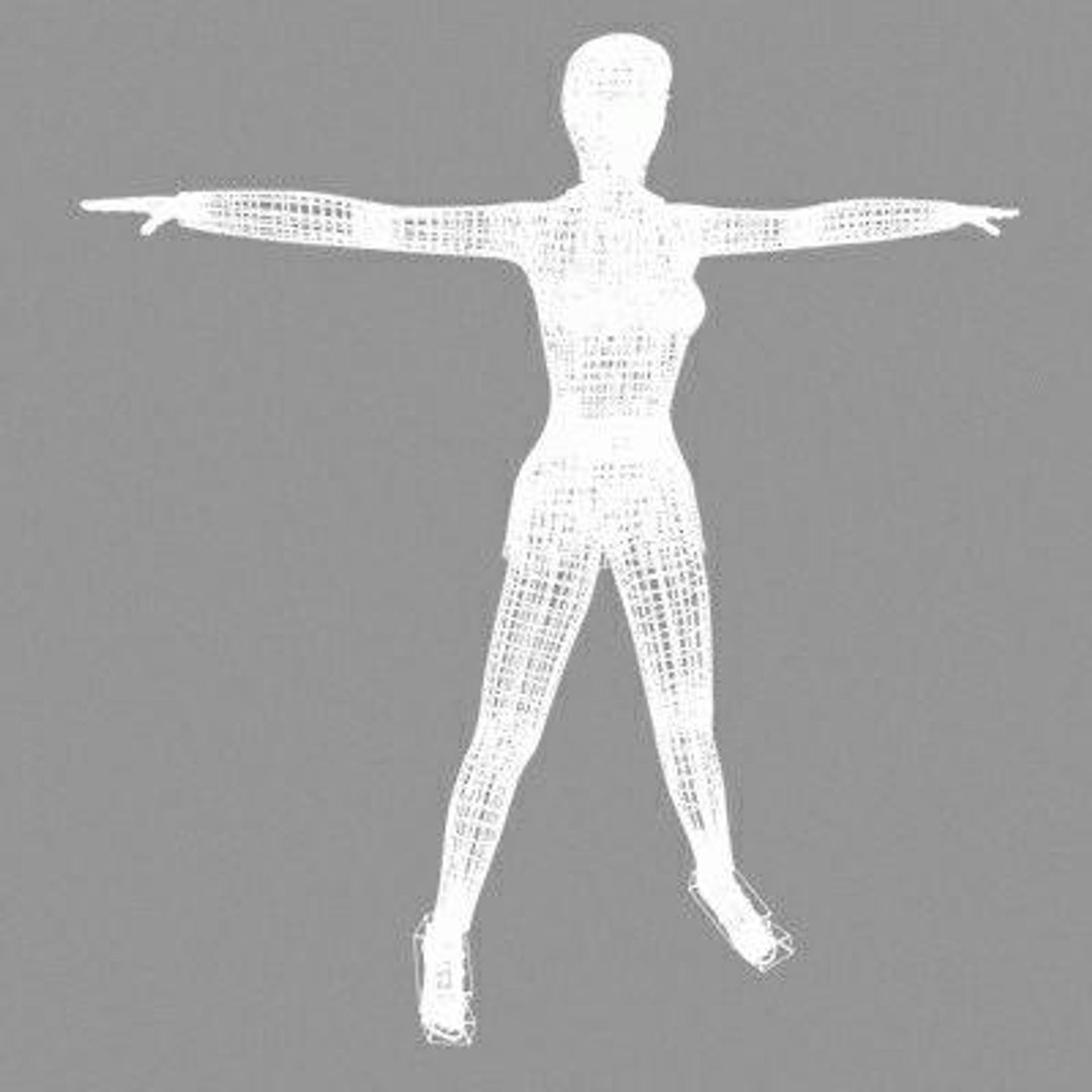 3d Human Female Model