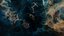 HDRI Panoramic Sky - Starfield VR 360 - nebulosa blu cristallo 016