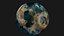 HDRI Panoramic Sky - Starfield VR 360 - nebulosa blu cristallo 016