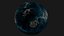 HDRI Panoramic Sky - Starfield VR 360 - nebulosa blu cristallo 016