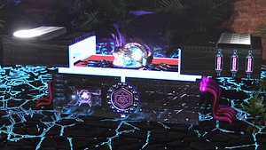 3D Sci-fi Treasure model