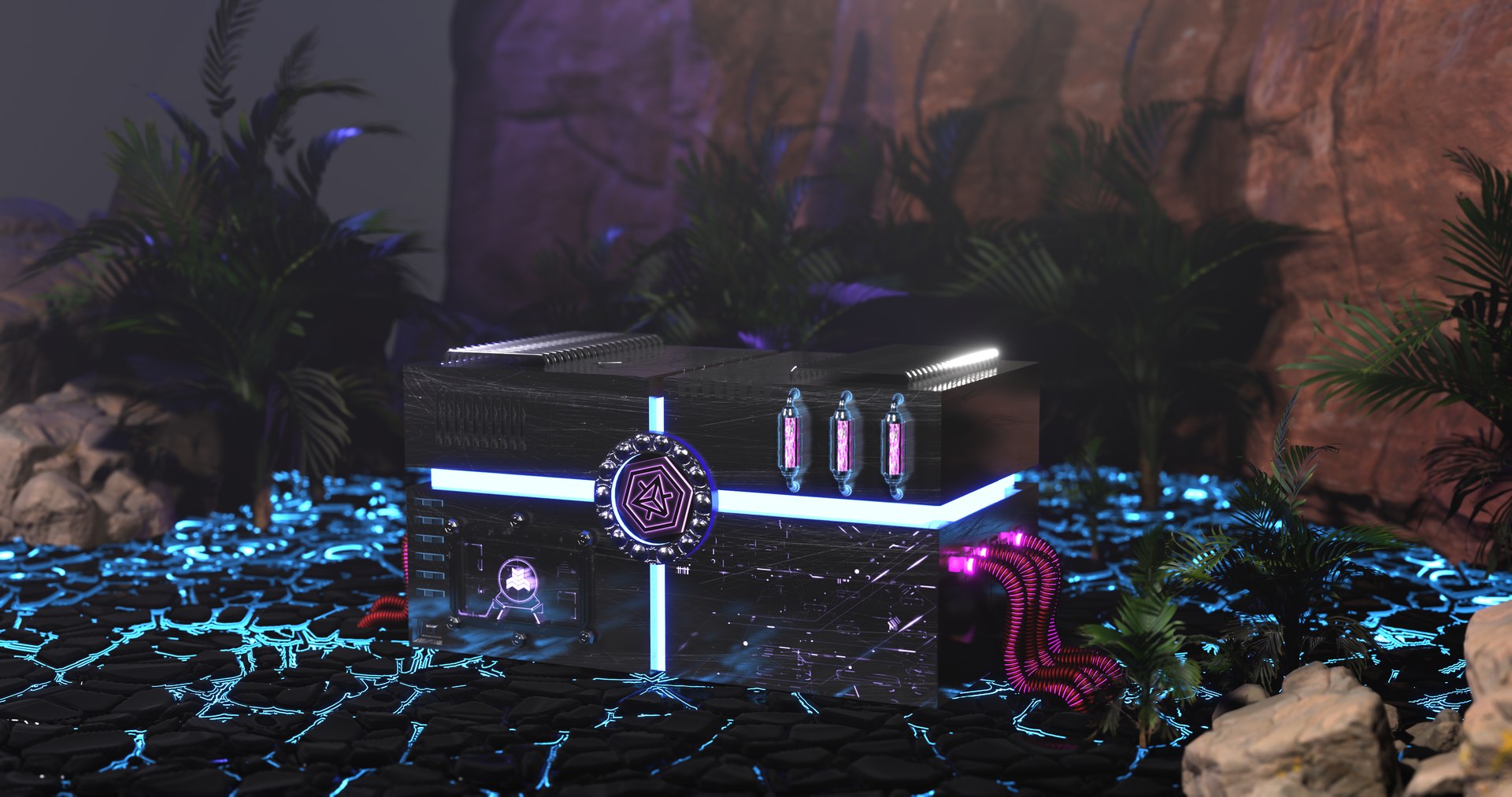 3D Sci-fi Treasure Model - TurboSquid 1807953