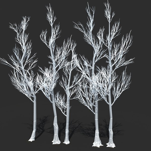 3d scary tree dry