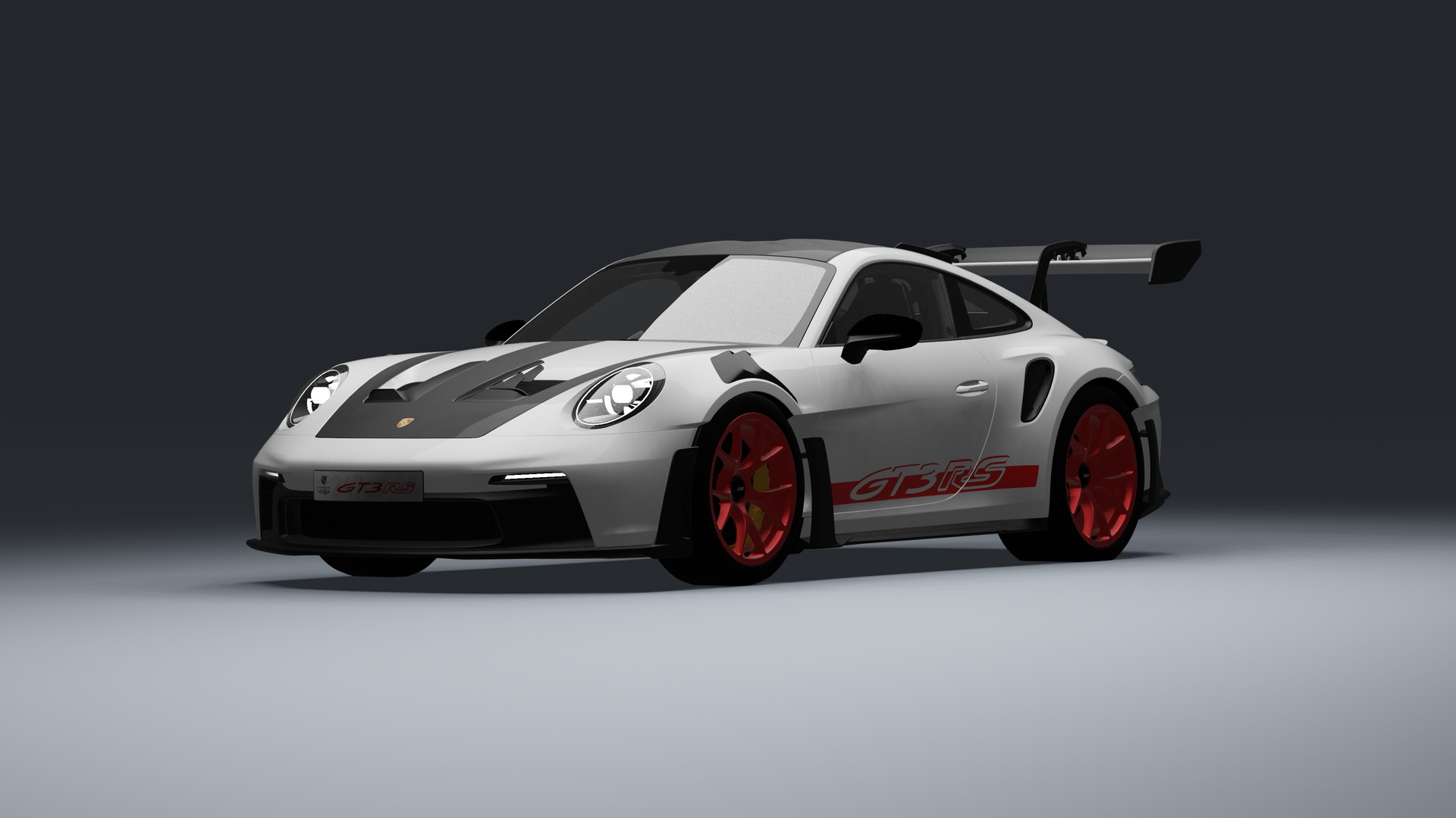 3D model Porsche 992 GT3RS Weissach Package 3D Model - TurboSquid 2172135