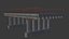 3d concrete bridge blocks model
