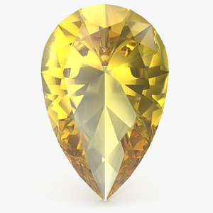 Pear Cut Yellow Sapphire