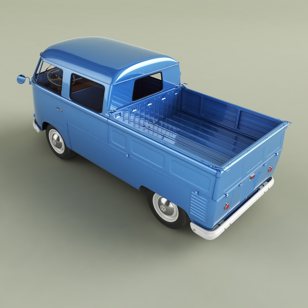Volkswagen Type 2 Double Cab Pickup T1 3D https://p.turbosquid.com/ts-thumb/yn/MWpN52/JJ/doublecabt18/jpg/1686164698/1920x1080/fit_q87/e7c8b75f01f43dc26f0eaaac600ea06f8e8c3a7b/doublecabt18.jpg