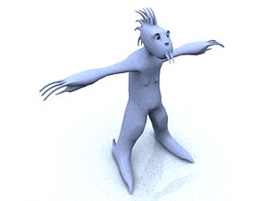 free alien 3d model