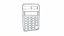 Calculatrice de poche PBR basse résolution