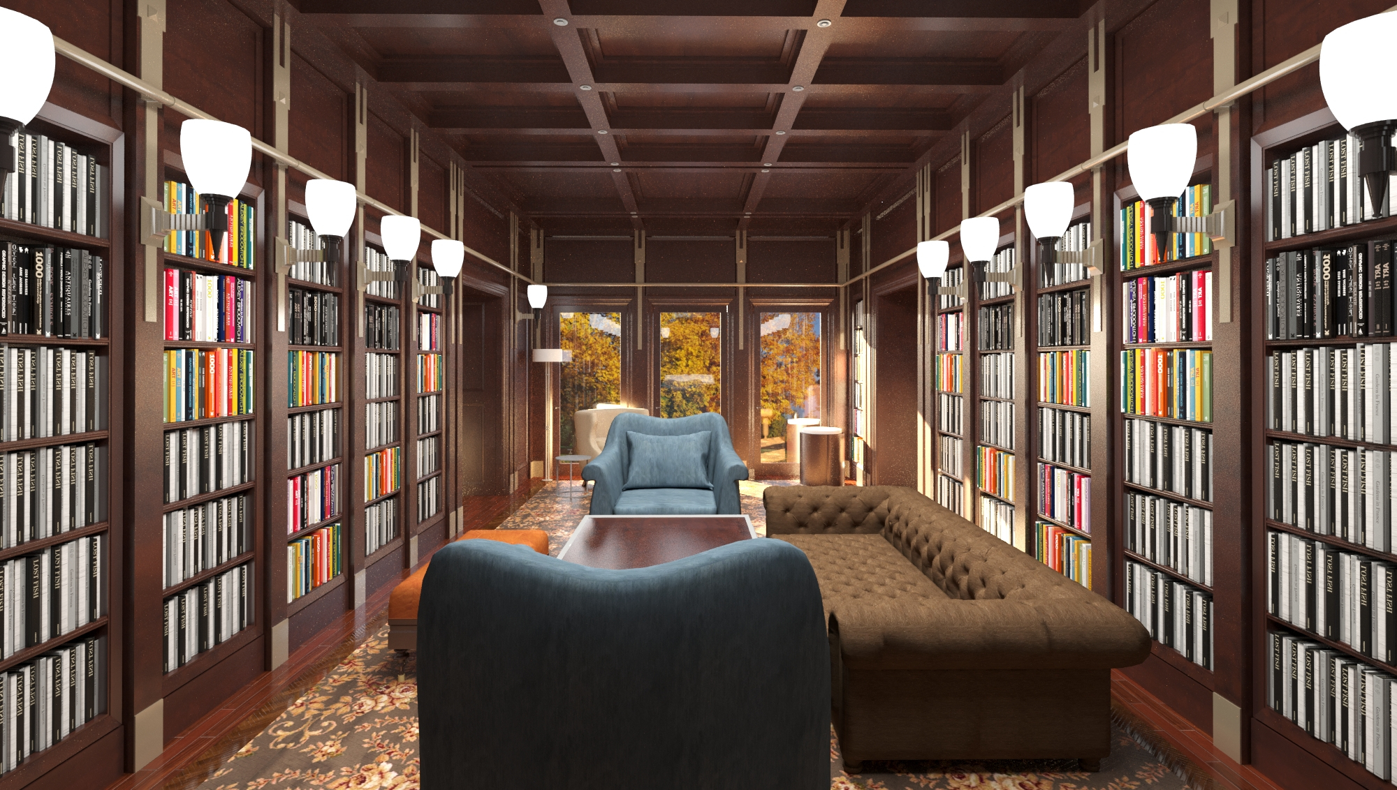 3D Old library model - TurboSquid 2026994