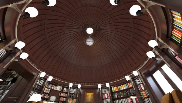 3D Old library model - TurboSquid 2026994