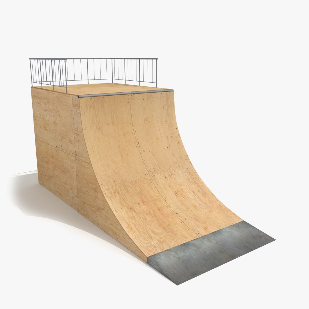 max skate ramp quarter pipe