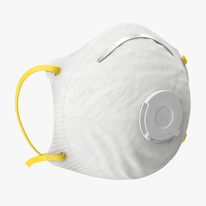 3d respirator mask model