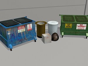 3ds max trash bag