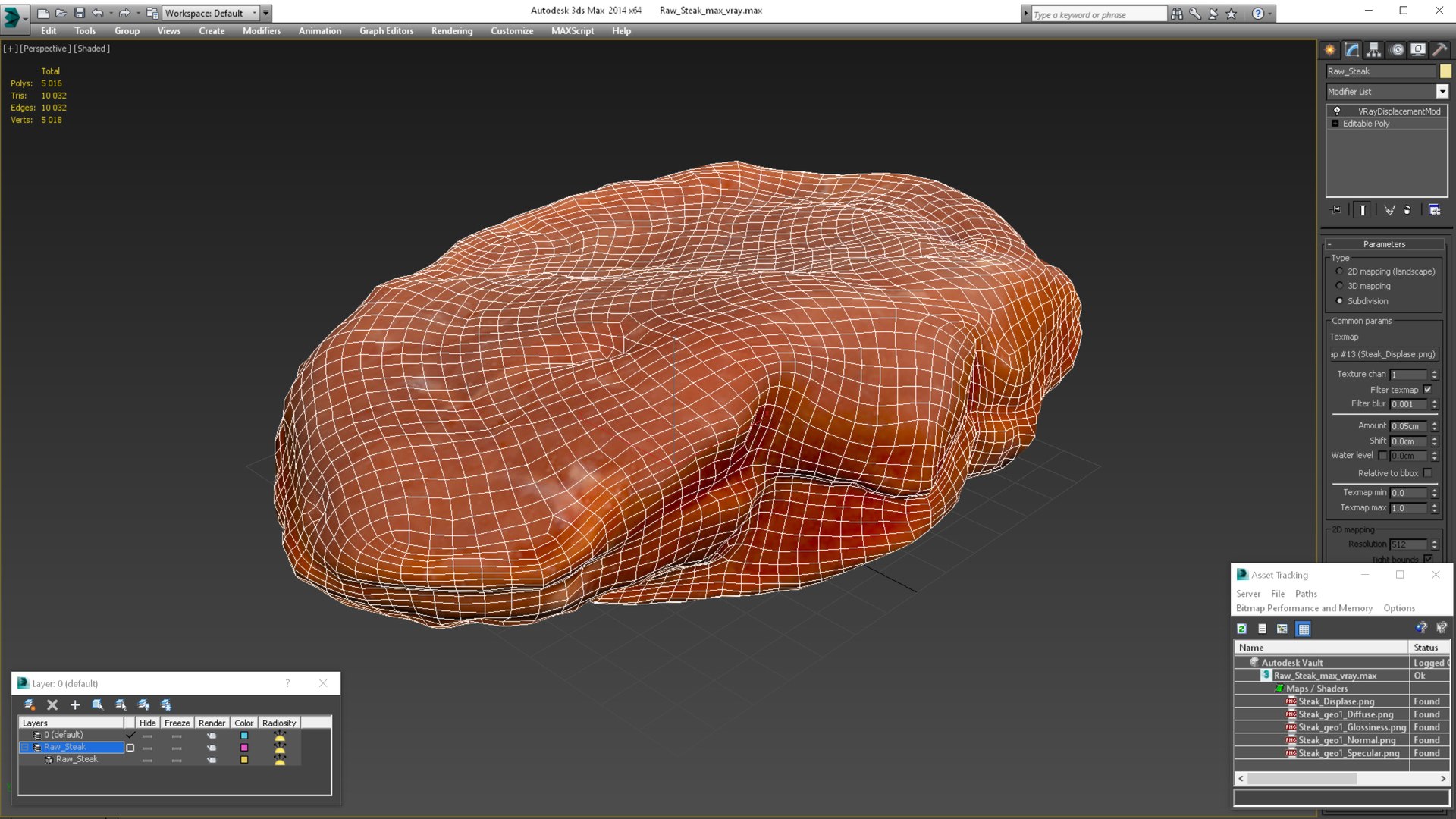 Raw Steak 3D Model - TurboSquid 1884864