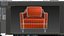 Decker Flannel Chair