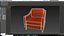 Decker Flannel Chair