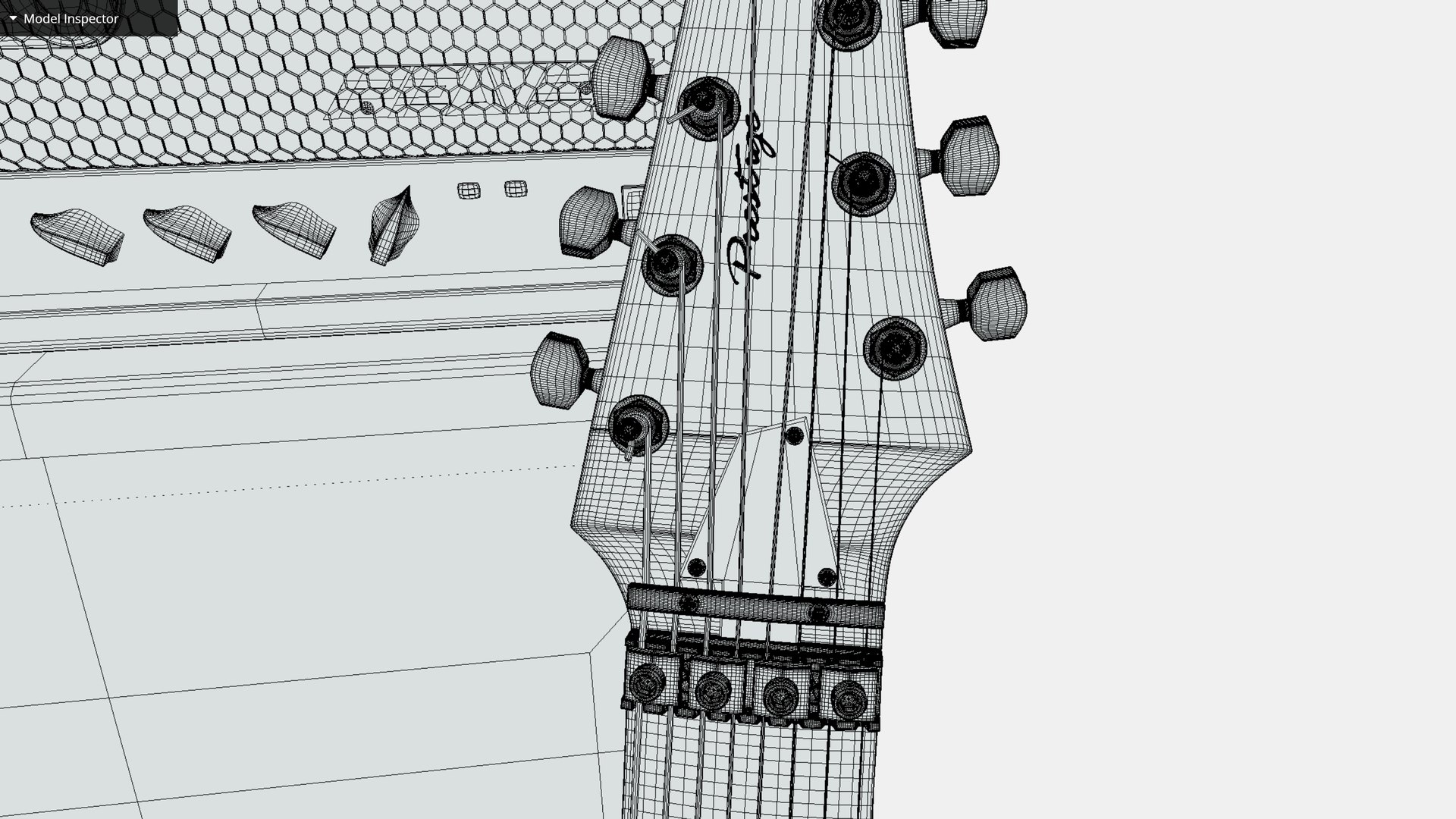 Metal Guitar Amp Stack Stage 3D model - TurboSquid 2013849
