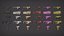 Low Poly FPS Weapons Pack 3D Shooter Asset