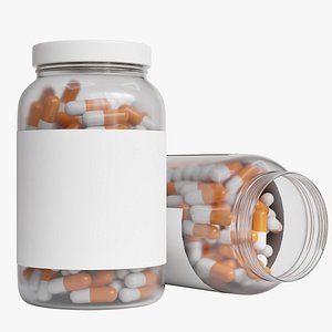 Supplement capsule bottle