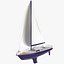 Regatta sailboat