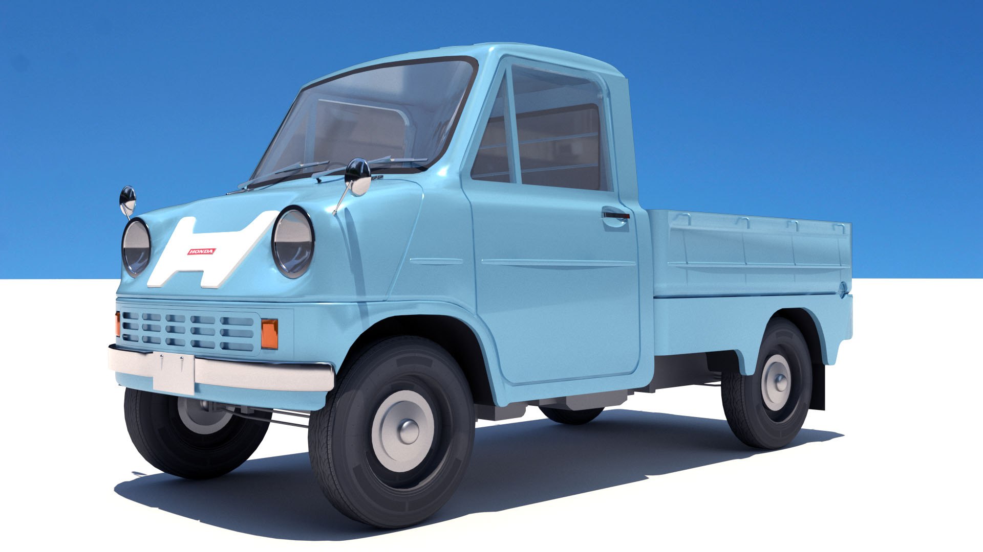 【SALE／37%OFF】 T360 HONDA Model 1749328 TurboSquid - 乗用車