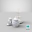 3D model Tea Set 01