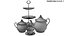 3D model Tea Set 01