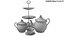 3D model Tea Set 01