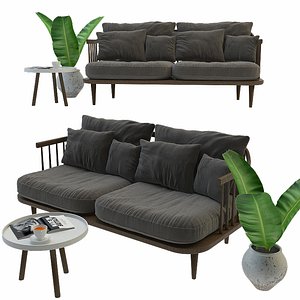 3D fly sofa andtradition set