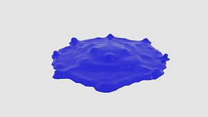 3D cube sphere splash