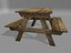 3d picnic table model