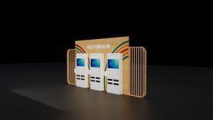 Self Check In 3D model