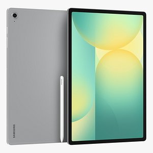 3D Samsung Galaxy Tab S10 FE Plus Silver model