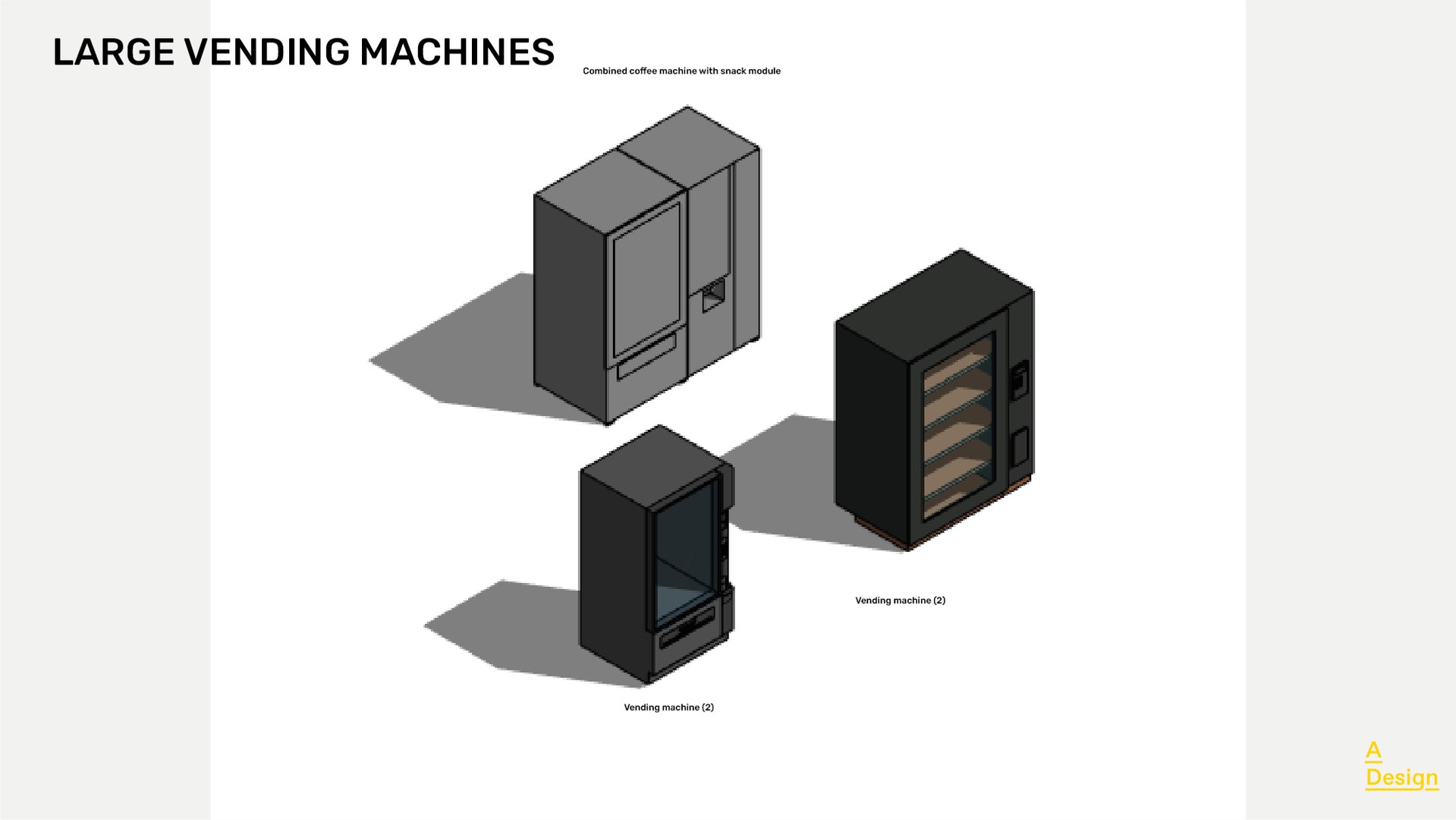 Vending Machines Pack Of Revit Families Model 3D Model TurboSquid