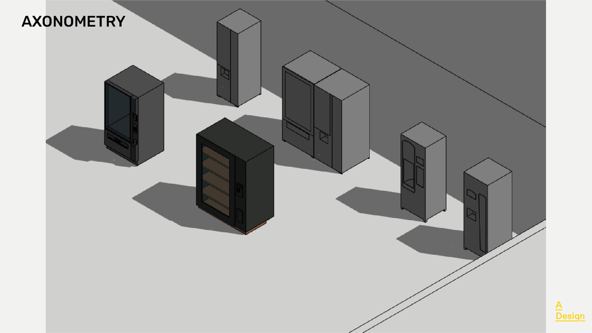 Vending Machines Pack Of Revit Families Model 3D Model TurboSquid