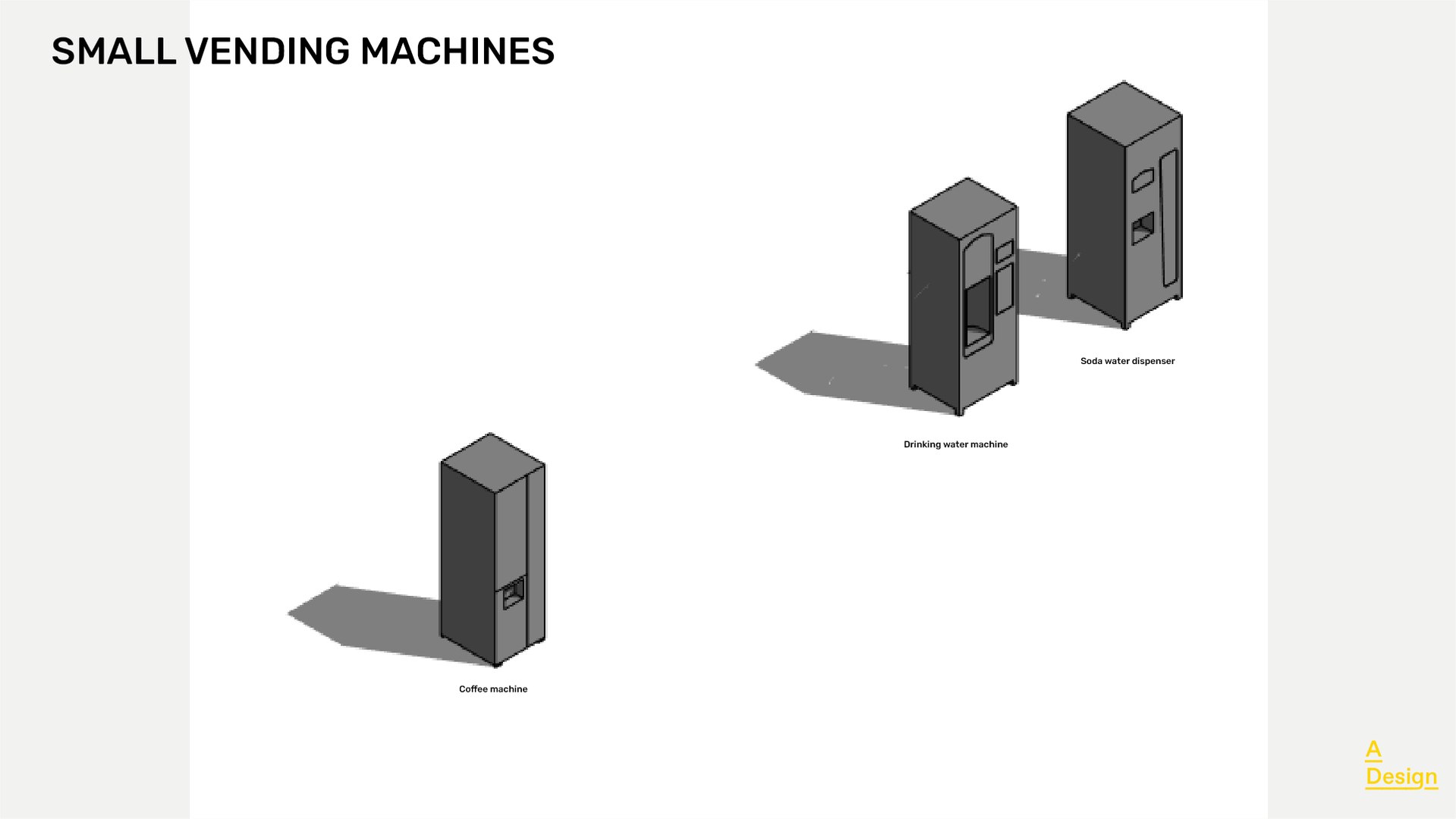 Vending Machines Pack Of Revit Families Model 3D Model TurboSquid