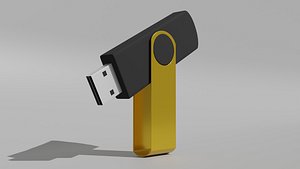 flash drive 3D model