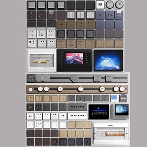 Switch and Outlet Collection-A1 3D