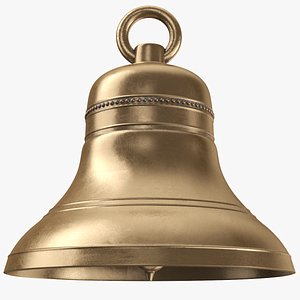 3D model real brass bell