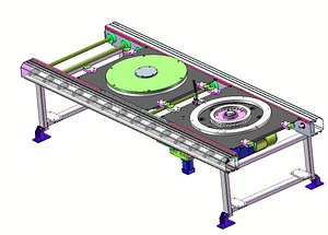 Automated Pallet Handling with Lifter  Incline Options -  Heavy-Duty Gravity Conveyor